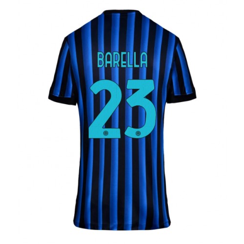 Inter Milan Nicolo Barella #23 Replik Heimtrikot Damen 2025-26 Kurzarm Inter Milan Nicolo Barella #23 Replik Heimtrikot Damen 2025-26 Kurzarm